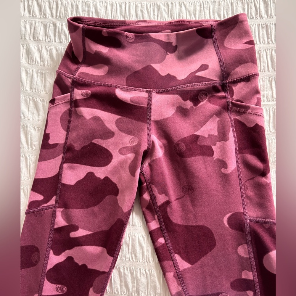 Body Glove Women’s Camouflage Leggings - Pink - Picture 5 of 8